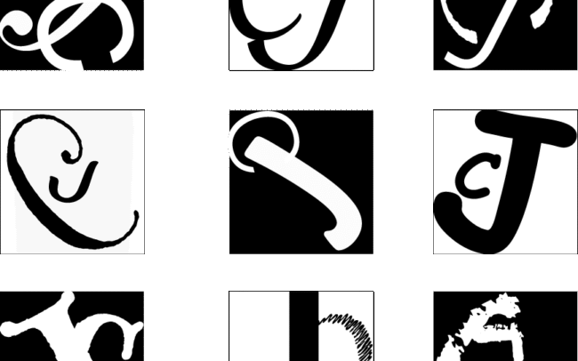 Letter Forms project