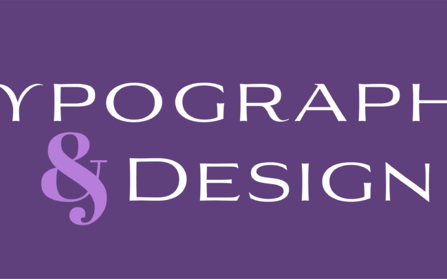 Typography & Design Typography poster