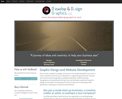 developWeb Develop & Design Website, circa 2014